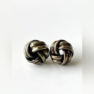 Small gold stud earrings